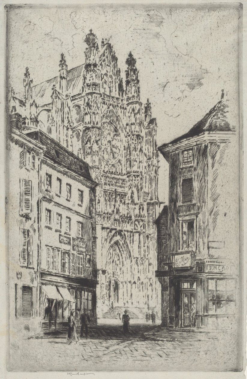 Transept, Beauvais by Joseph Pennell