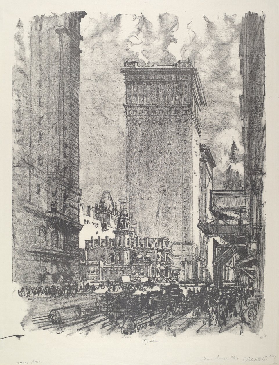 Birlik Ligi, 1912. by Joseph Pennell