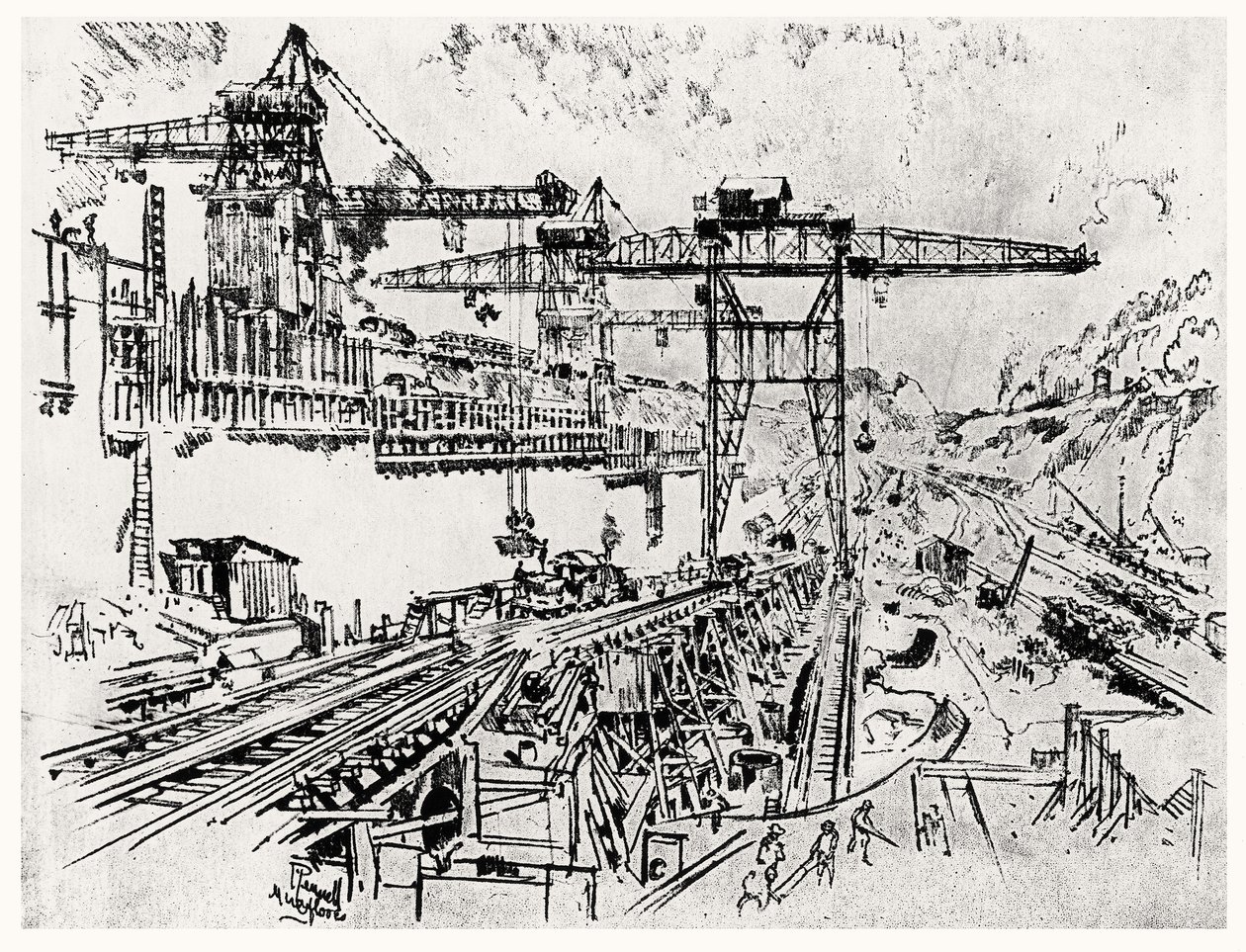 Miraflores Lock Duvarları, panama Kanalı