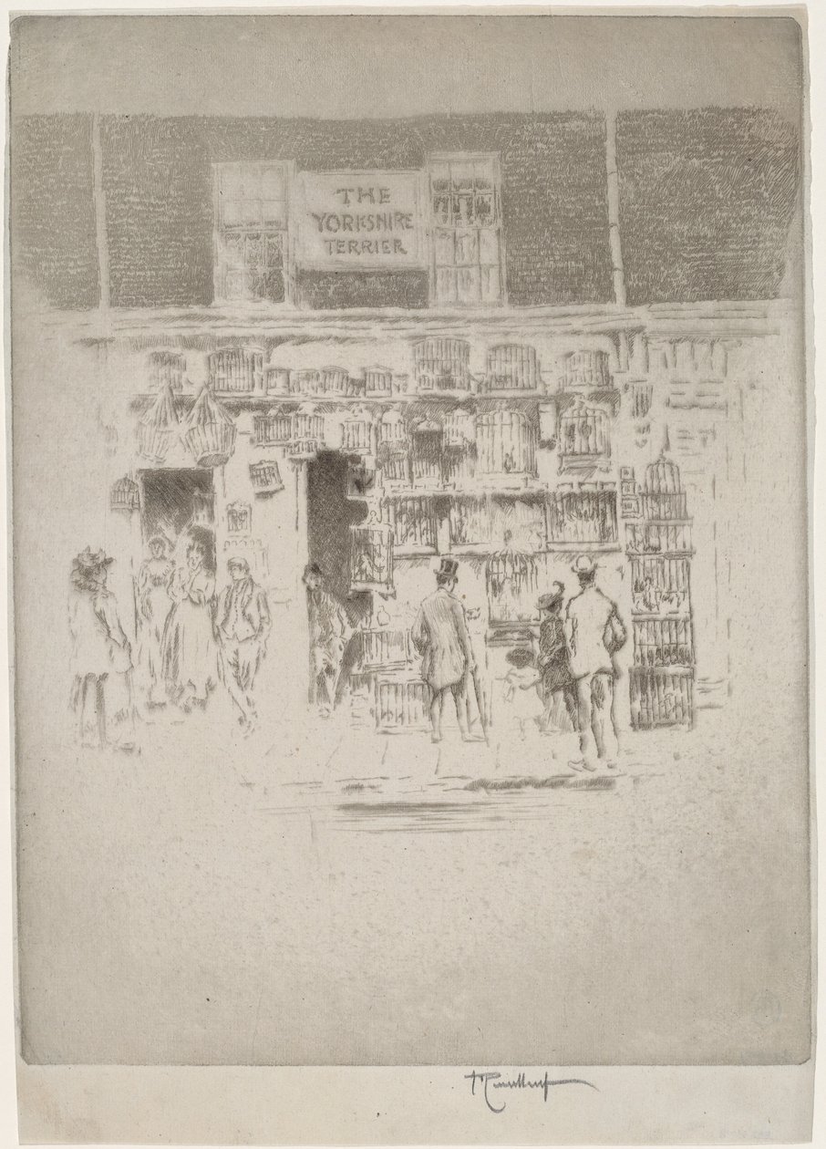 Yorkshire Teriyeri by Joseph Pennell