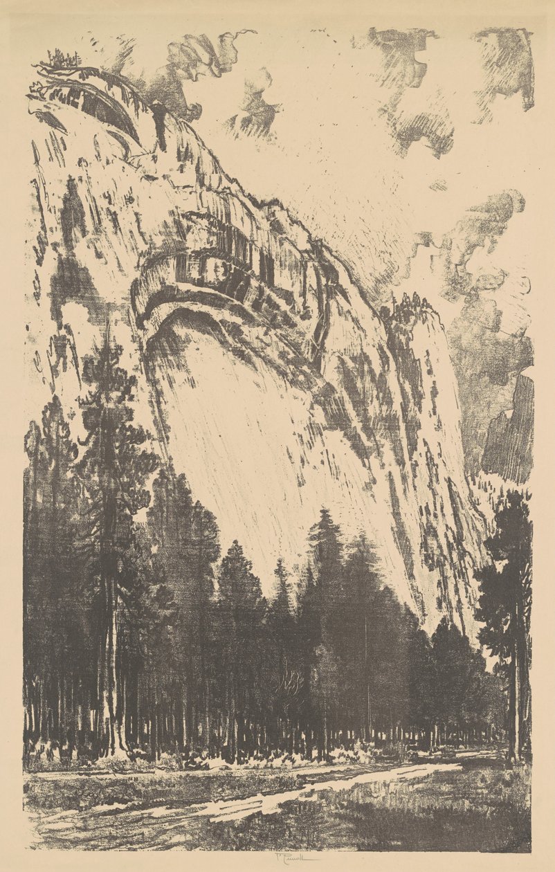 Yosemite Vadisi by Joseph Pennell