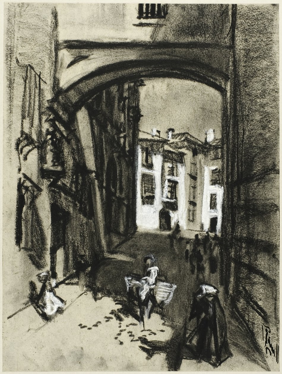 Toledo, Kemer Sokağı by Joseph Pennell