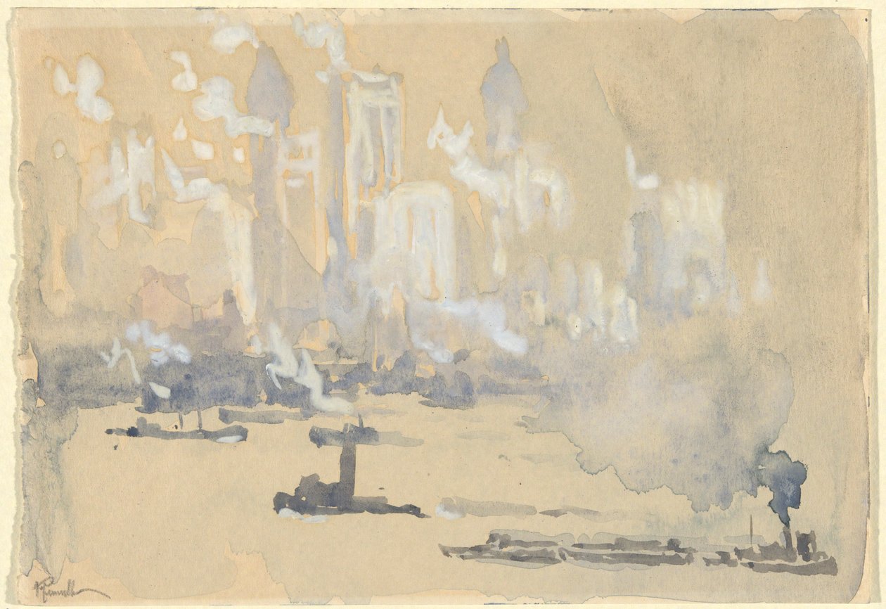römorkörler by Joseph Pennell