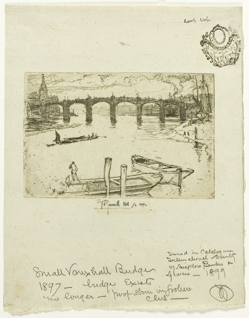 Opel Köprüsü by Joseph Pennell
