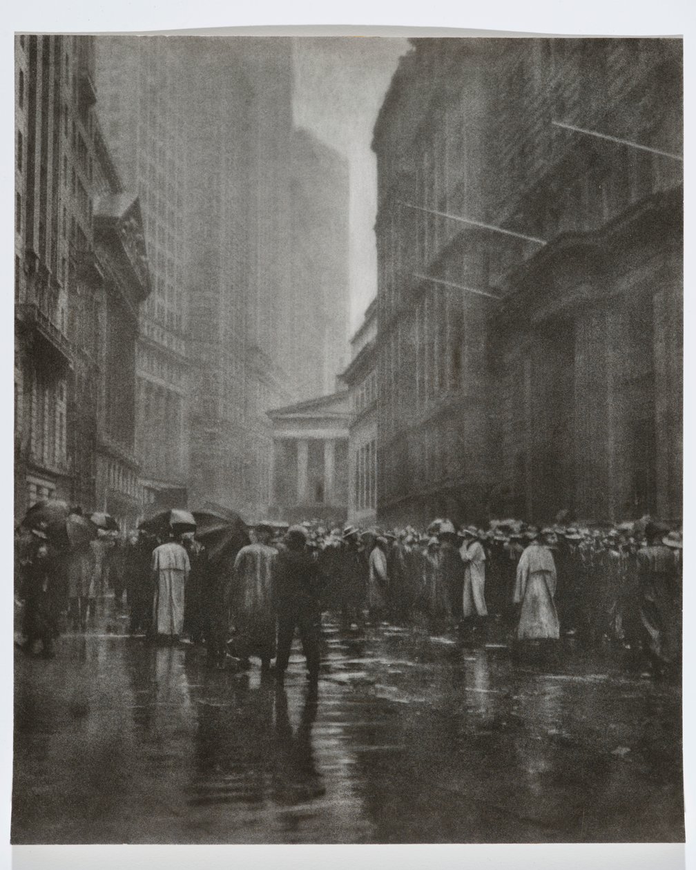 The Curb Market - New York, 1921 (bromoil baskı) by Joseph Petrocelli