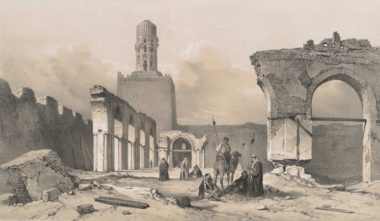 14. El Hakem Camii, Kahire, 1843. by Joseph Philibert Girault De Prangey