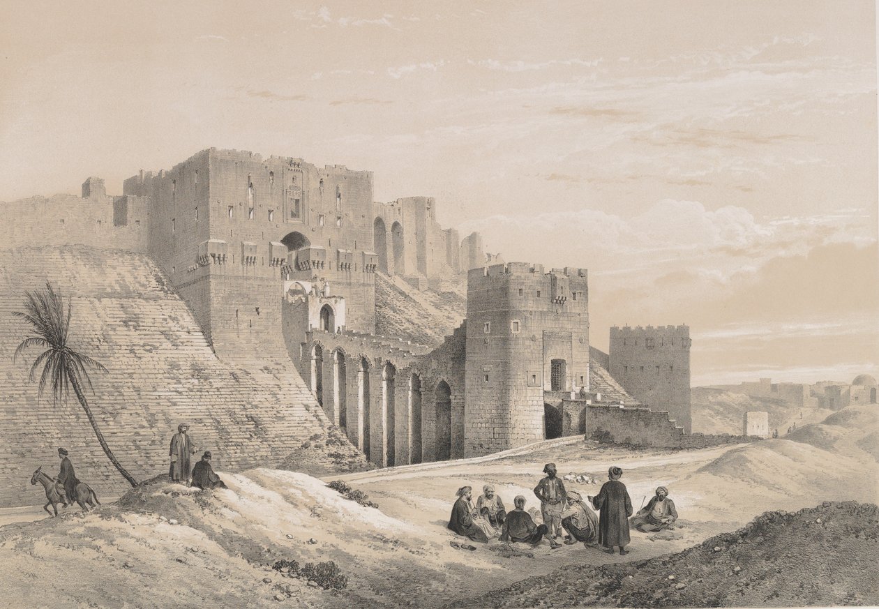 48. Halep Kalesi, 1843. by Joseph Philibert Girault De Prangey