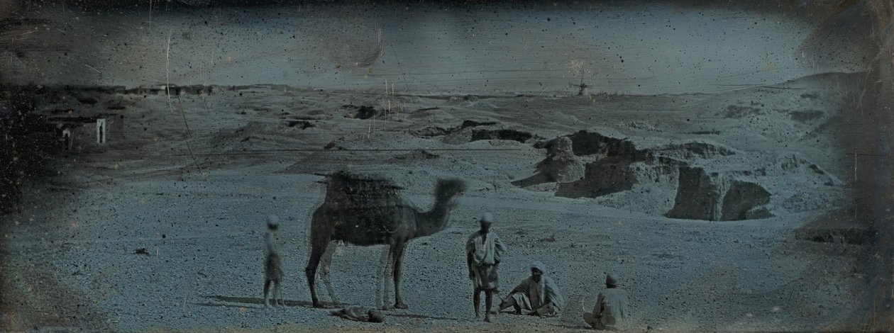 İskenderiye yakınlarındaki çöl, 1842. by Joseph Philibert Girault De Prangey