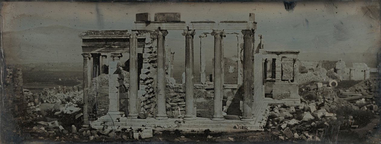 Erechtheion, Atina, 1842. by Joseph Philibert Girault De Prangey