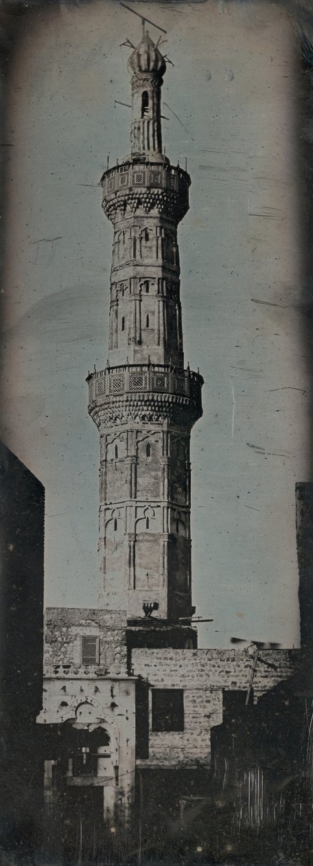 Büyük Minare, İskenderiye, 1842. by Joseph Philibert Girault De Prangey