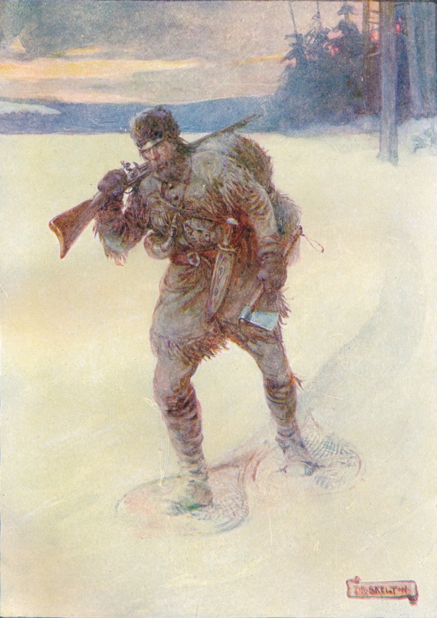 İzsiz Karda Tek Başına, c1908, c1920 by Joseph Ratcliffe Skelton