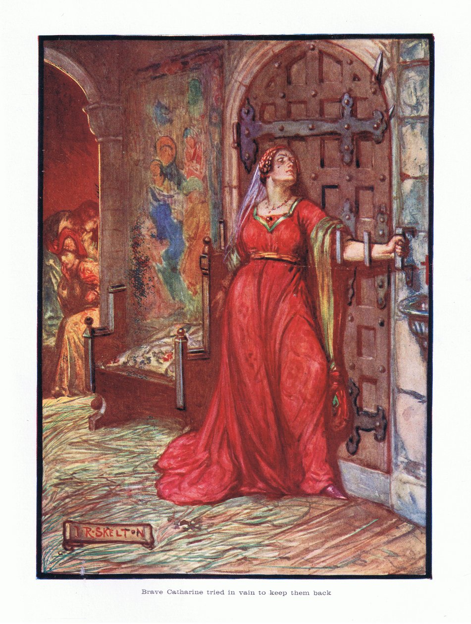 Cesur Catherine onları geri tutmaya çalıştı, 1910 by Joseph Ratcliffe Skelton