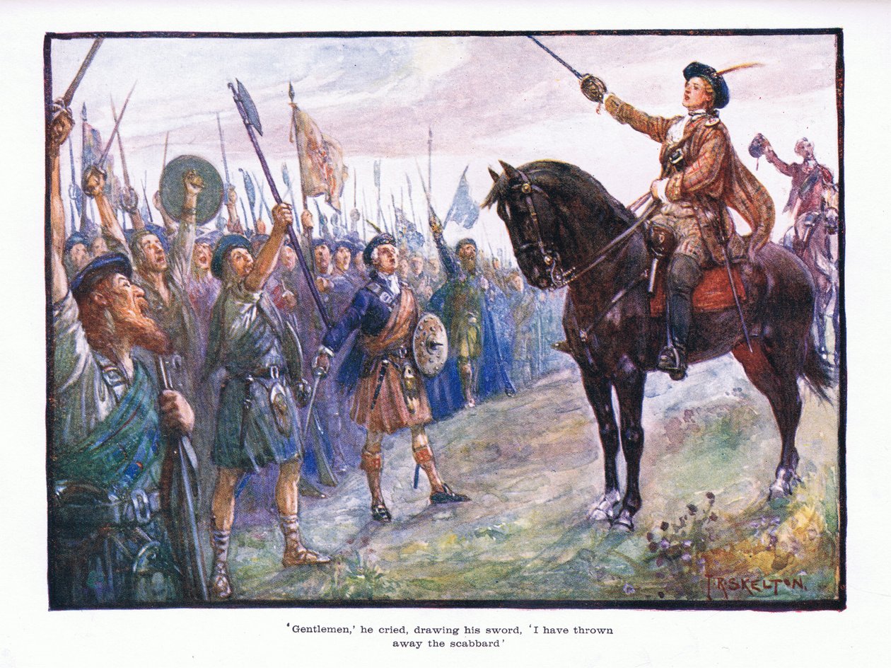 Beyler, diye bağırdı kılıcını çekerek, kınını attım 1910 by Joseph Ratcliffe Skelton