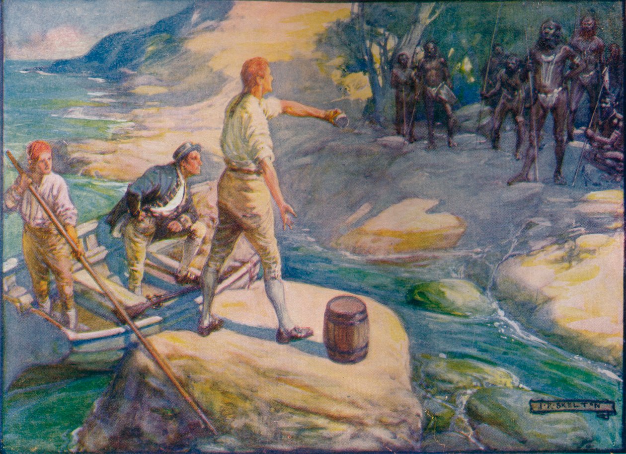 Yerliler Onların Etrafında Toplandı, c1908, c1920. by Joseph Ratcliffe Skelton