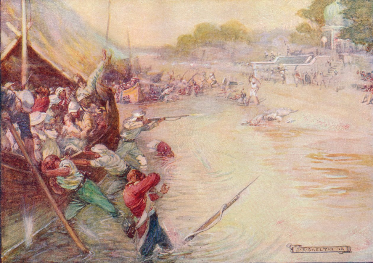 Çamura Takılan Tekneler Kolay Bir İşaretti, 1908, c1920. by Joseph Ratcliffe Skelton