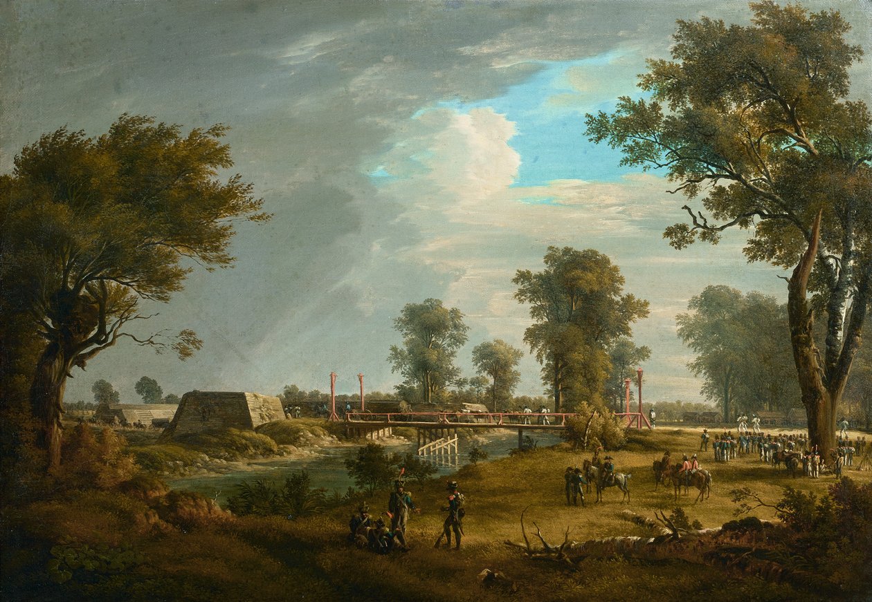 Napolyon Savaşlarından bir sahne: Lobau