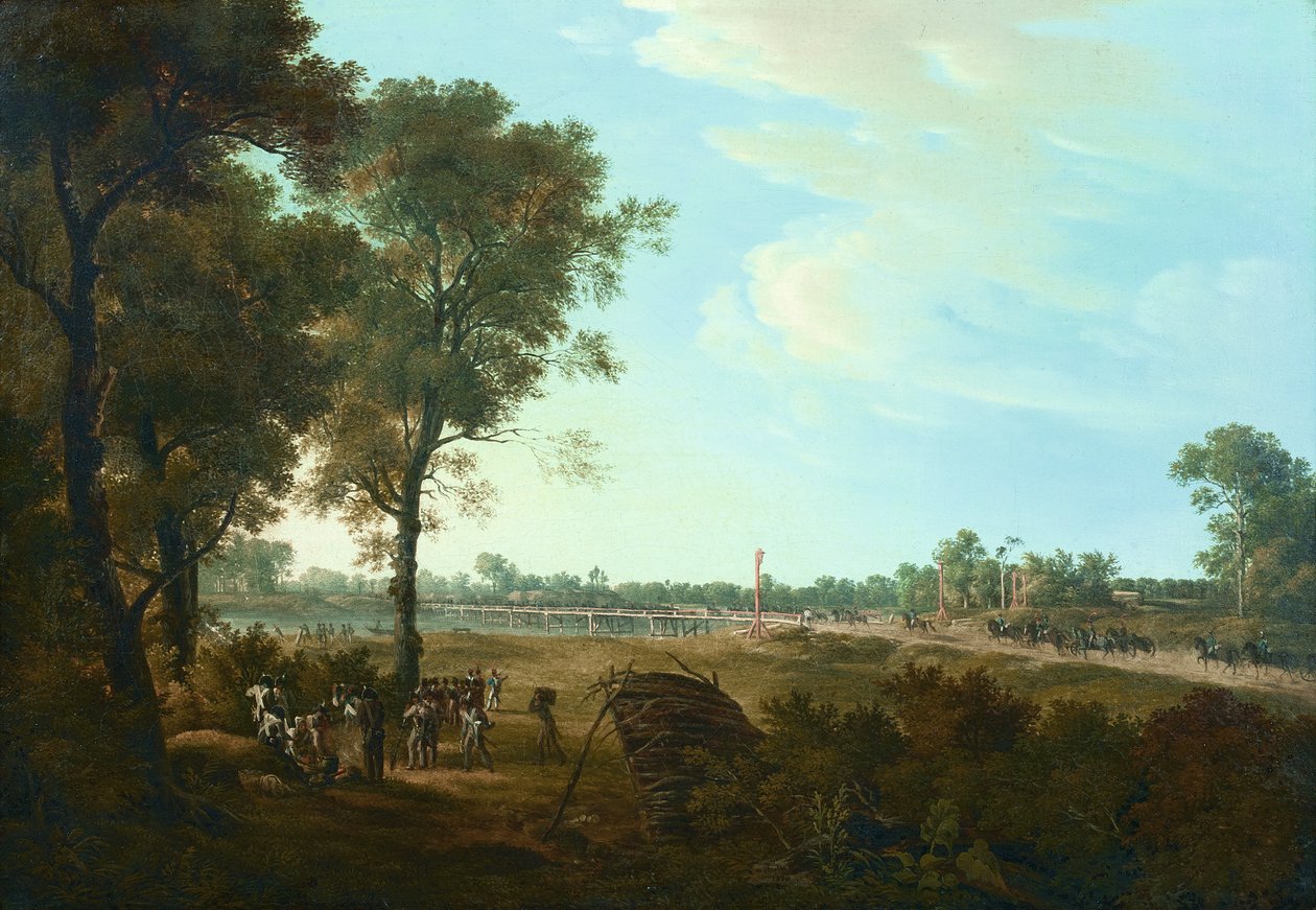 Napolyon Savaşlarından bir sahne: Lobau