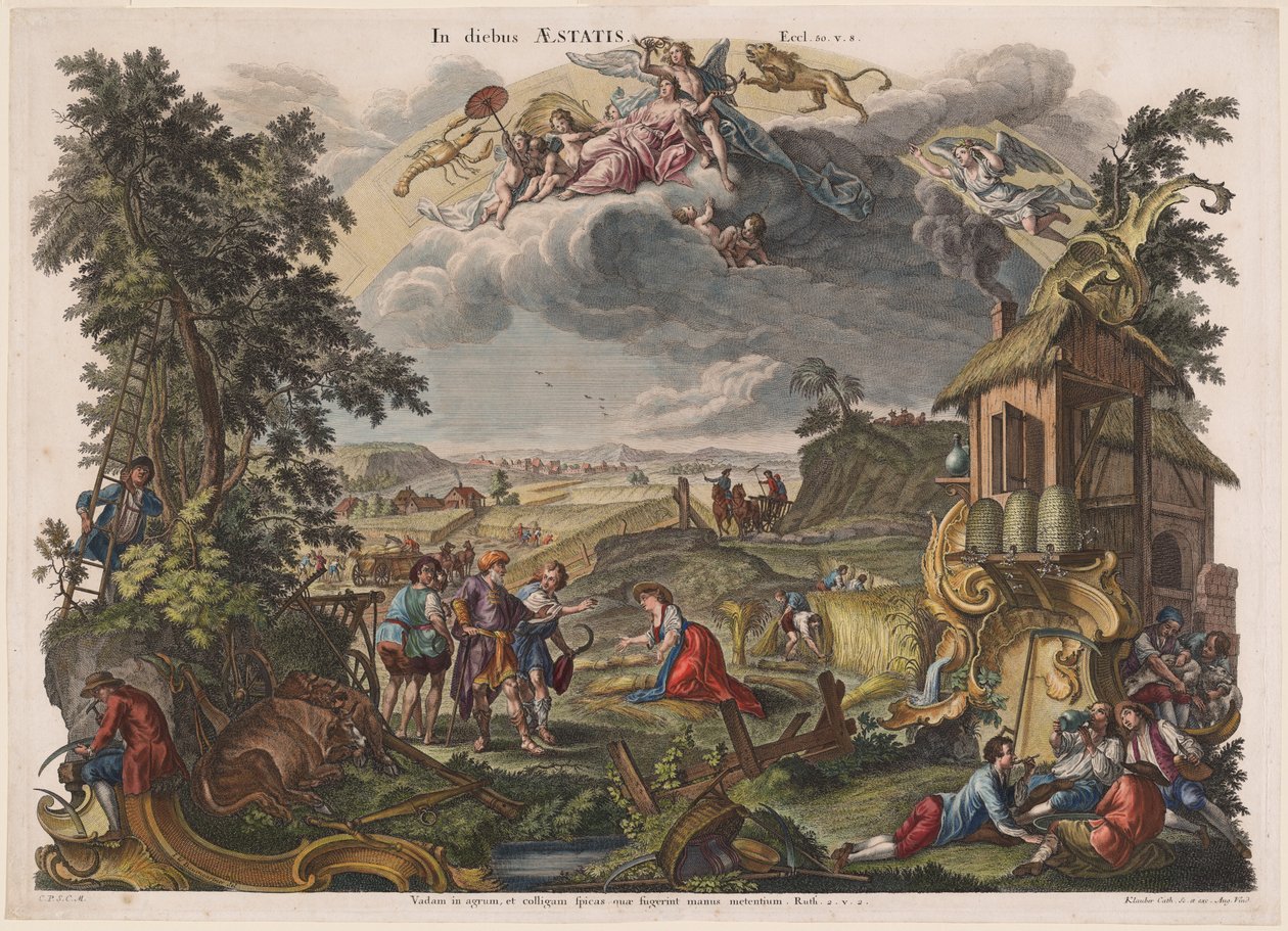 Yaz by Joseph Sebastian Klauber, Johann Baptist Klauber, after Johann Wolfgang Baumgartner