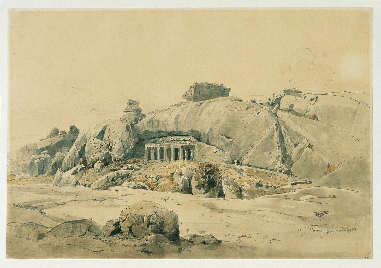 Mamallapuram Kaya Tapınakları (Mahamaleipur), Hindistan by Joseph Selleny
