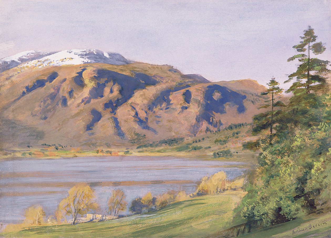 Coniston (kağıt üzerinde wc) by Joseph Severn