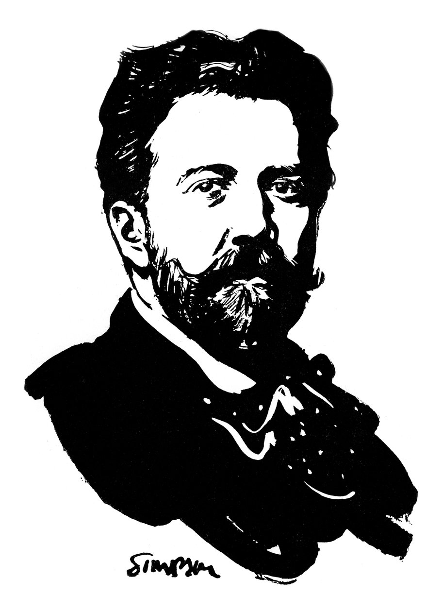 Sir Henry Wood, İngiliz şef, 1912 by Joseph Simpson