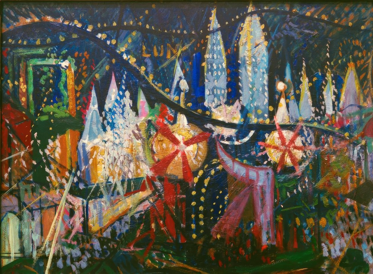 lunapark by Joseph Stella