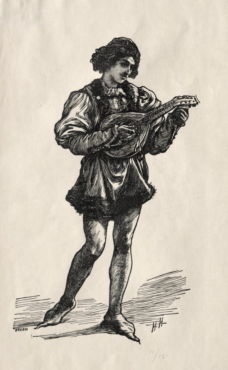 Bir Troubadour by Joseph Swain