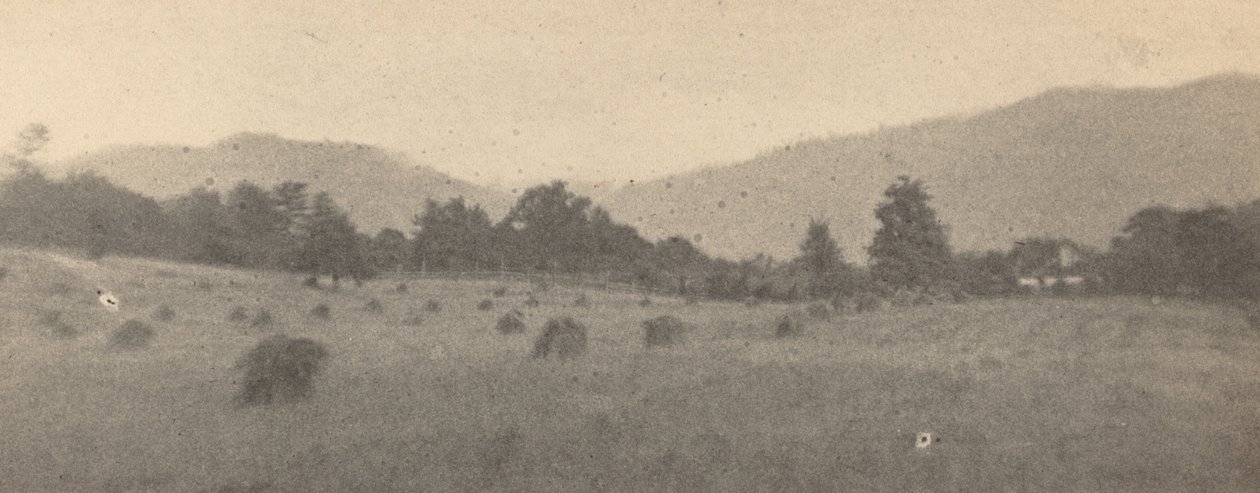 Ağaçlar ve dağlar ile manzara by Joseph T. Keiley