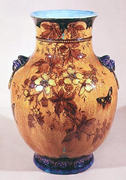 Vazo, c.1870-80 (toprak kap) by Joseph Theodore Deck