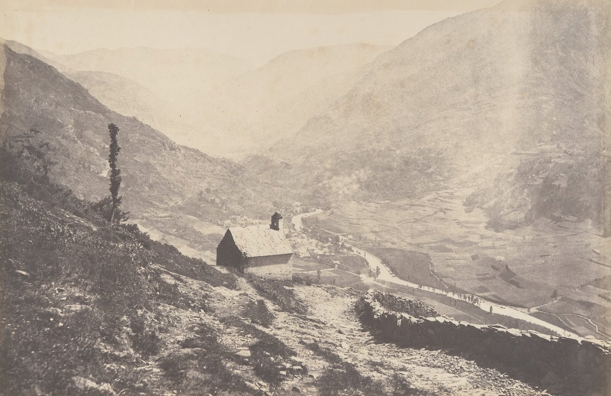 Bosost Vadisi, San Antonio kapillasından alınmış, 1853. by Joseph Vigier