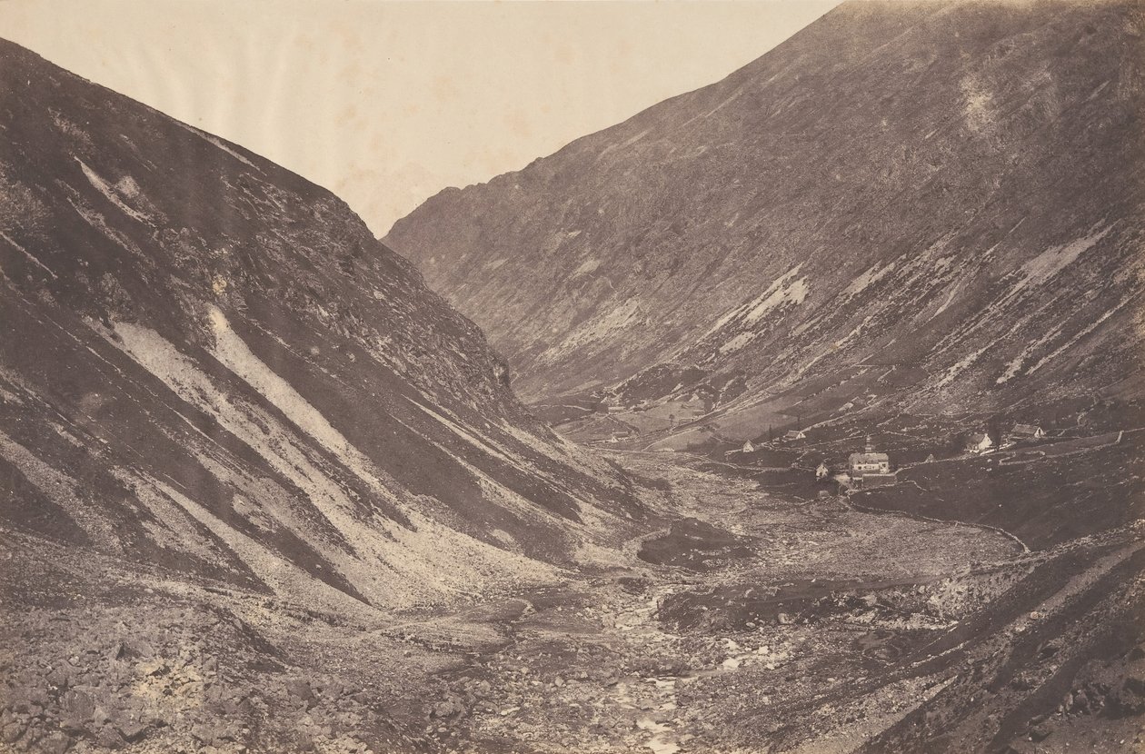Héas vadisi ve şapel, St-Sauveur, 1853. by Joseph Vigier