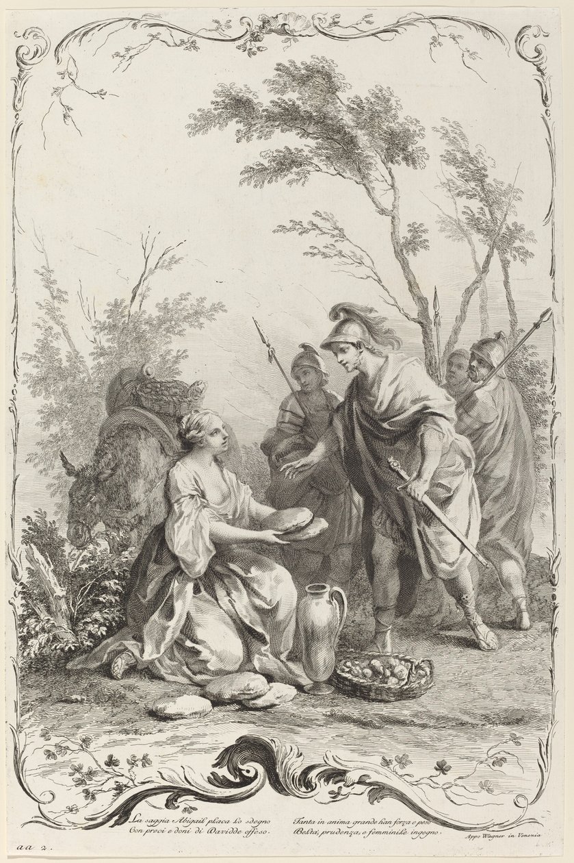 David ve Abigail by Joseph Wagner