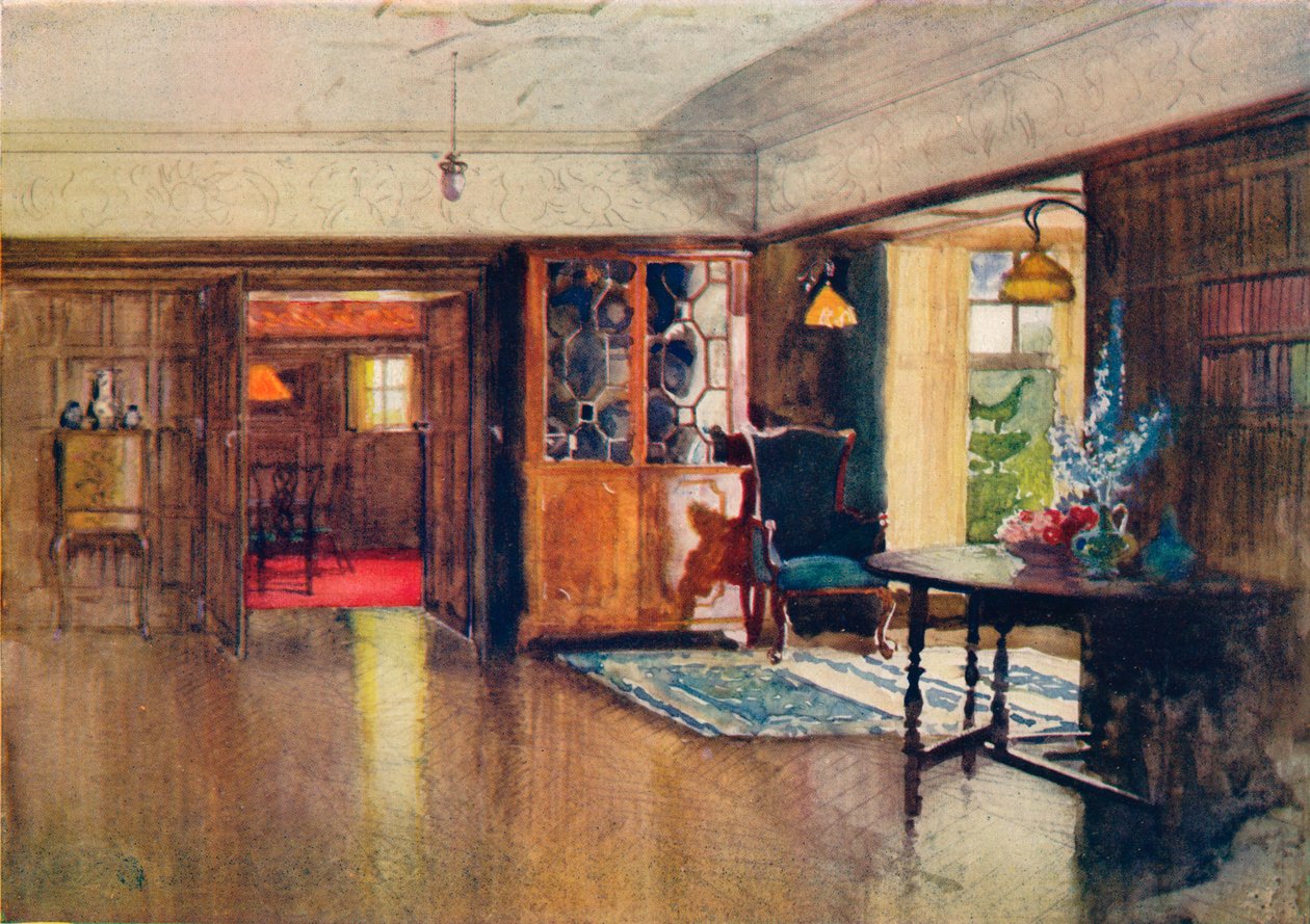 Orchard, Harrow: Yemek Odası, c1880-1903, 1903 by Joseph Walter West