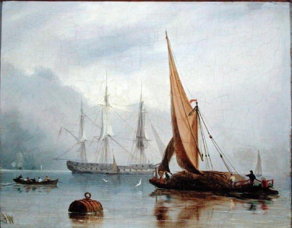 Sakin Bir Gün (panelde yağ) by Joseph Walters