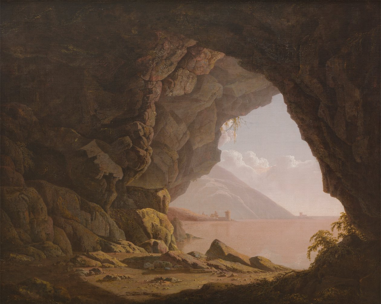 Napoli yakınlarındaki mağara by Joseph Wright of Derby