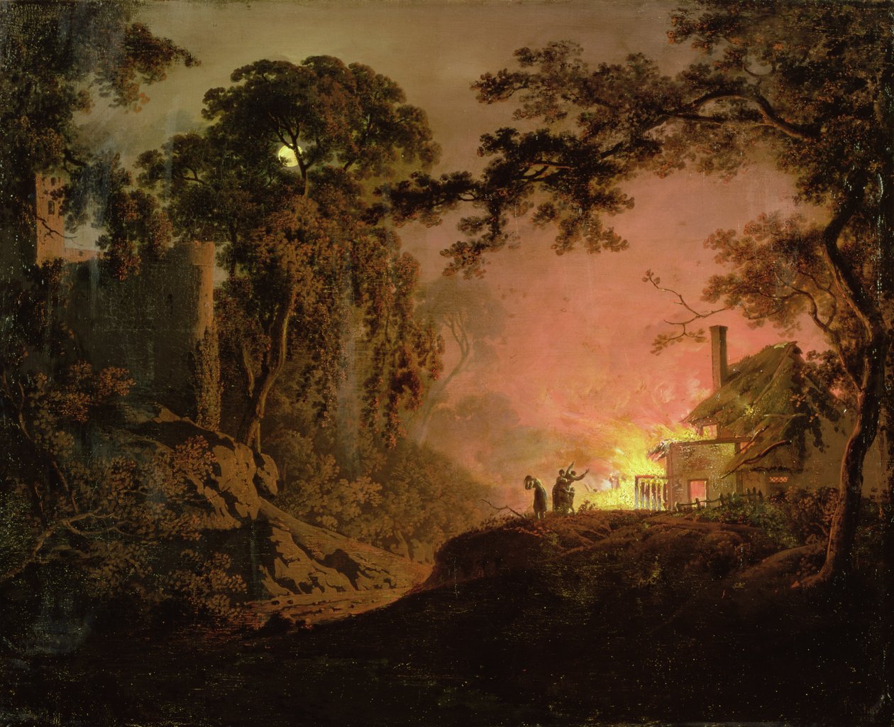 Yanan Kulübe by Joseph Wright of Derby
