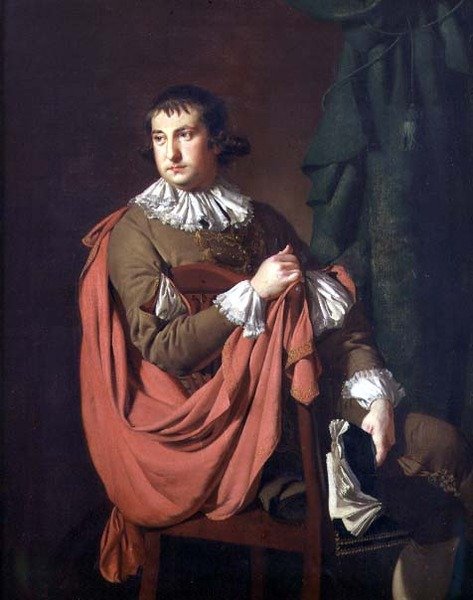 Samuel Lankford (1699-1750) (tuval üzerine yağlı boya) by Joseph Wright of Derby