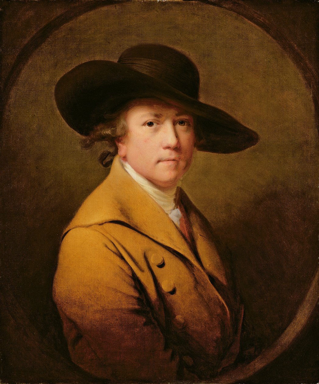 Otoportre, c.1780 (tuval üzerine yağlı boya) by Joseph Wright of Derby