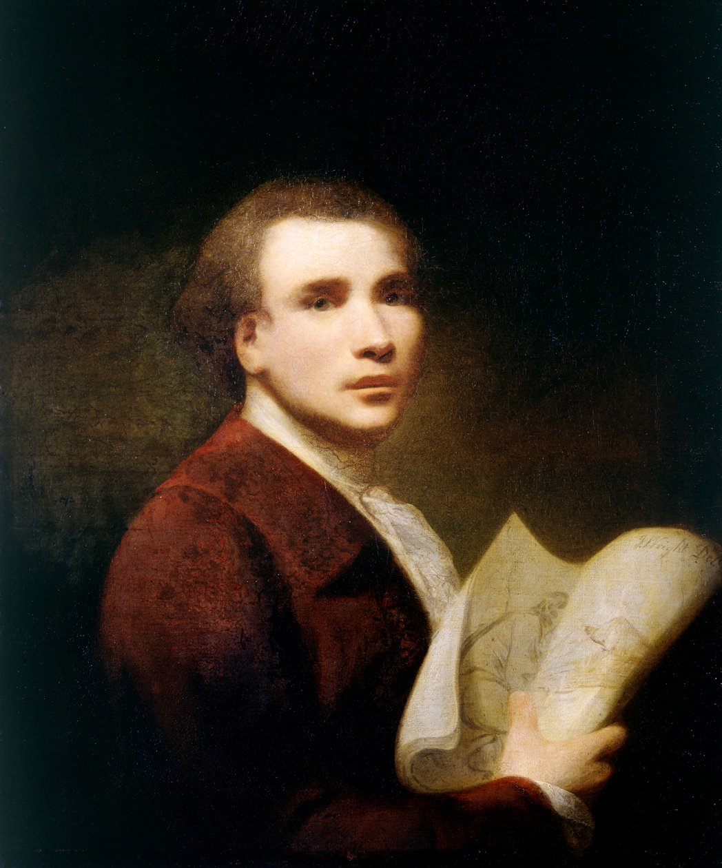 Otoportre (tuval üzerine yağlıboya) by Joseph Wright of Derby