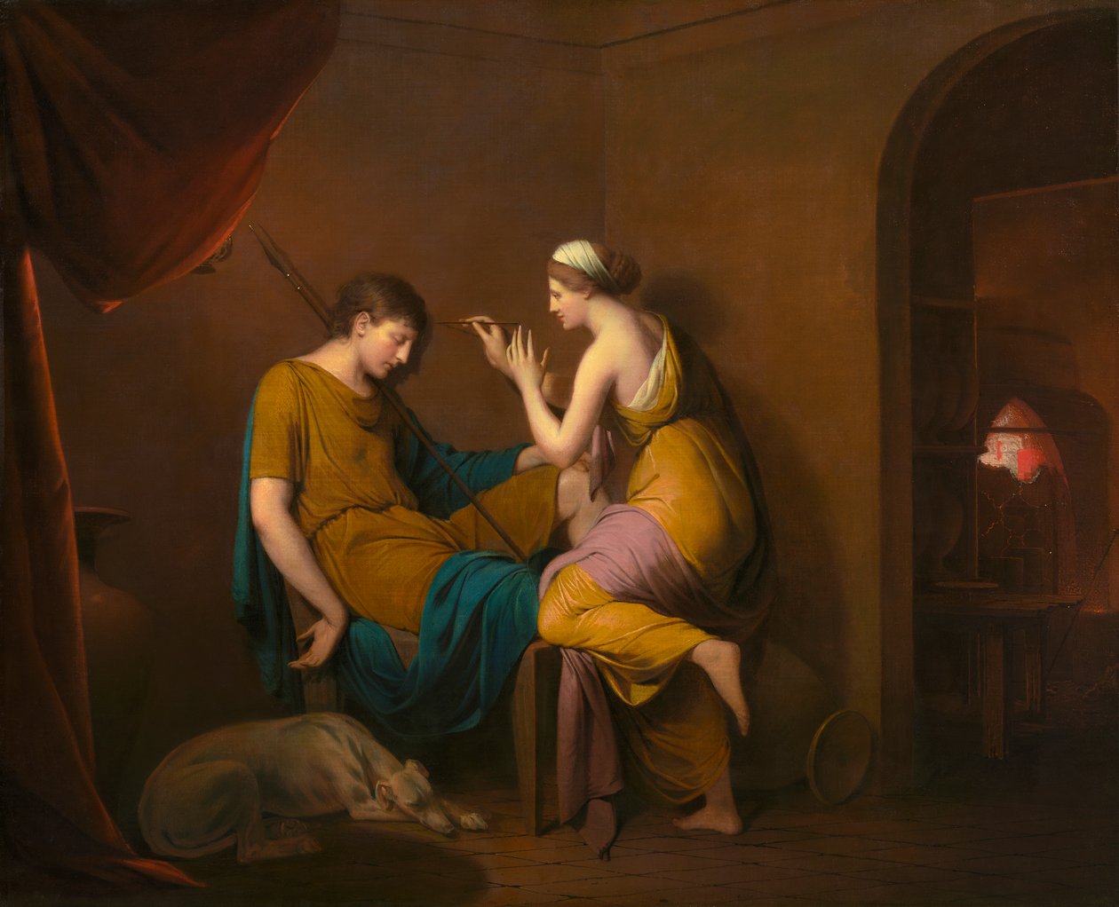Korint Hizmetçisi, 1782-84 by Joseph Wright of Derby
