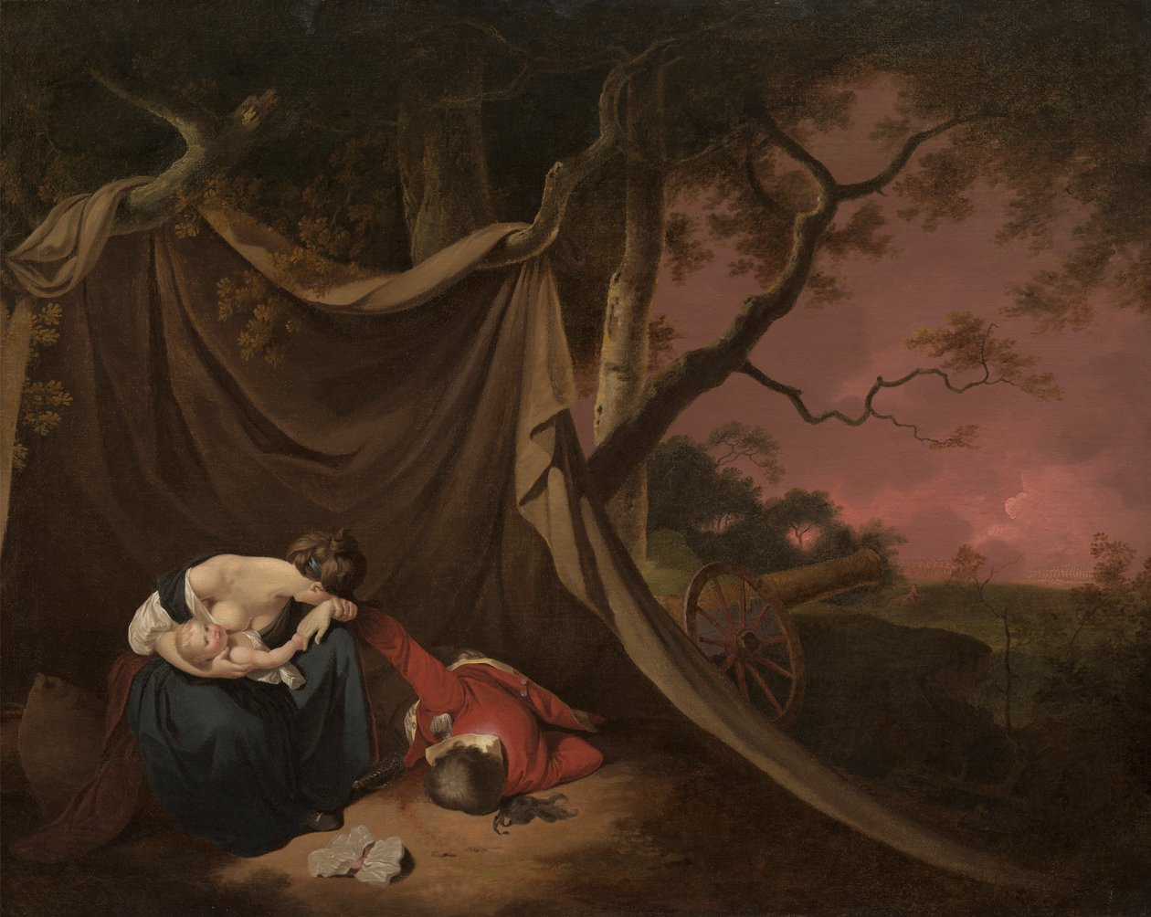 Ölü Asker by Joseph Wright of Derby
