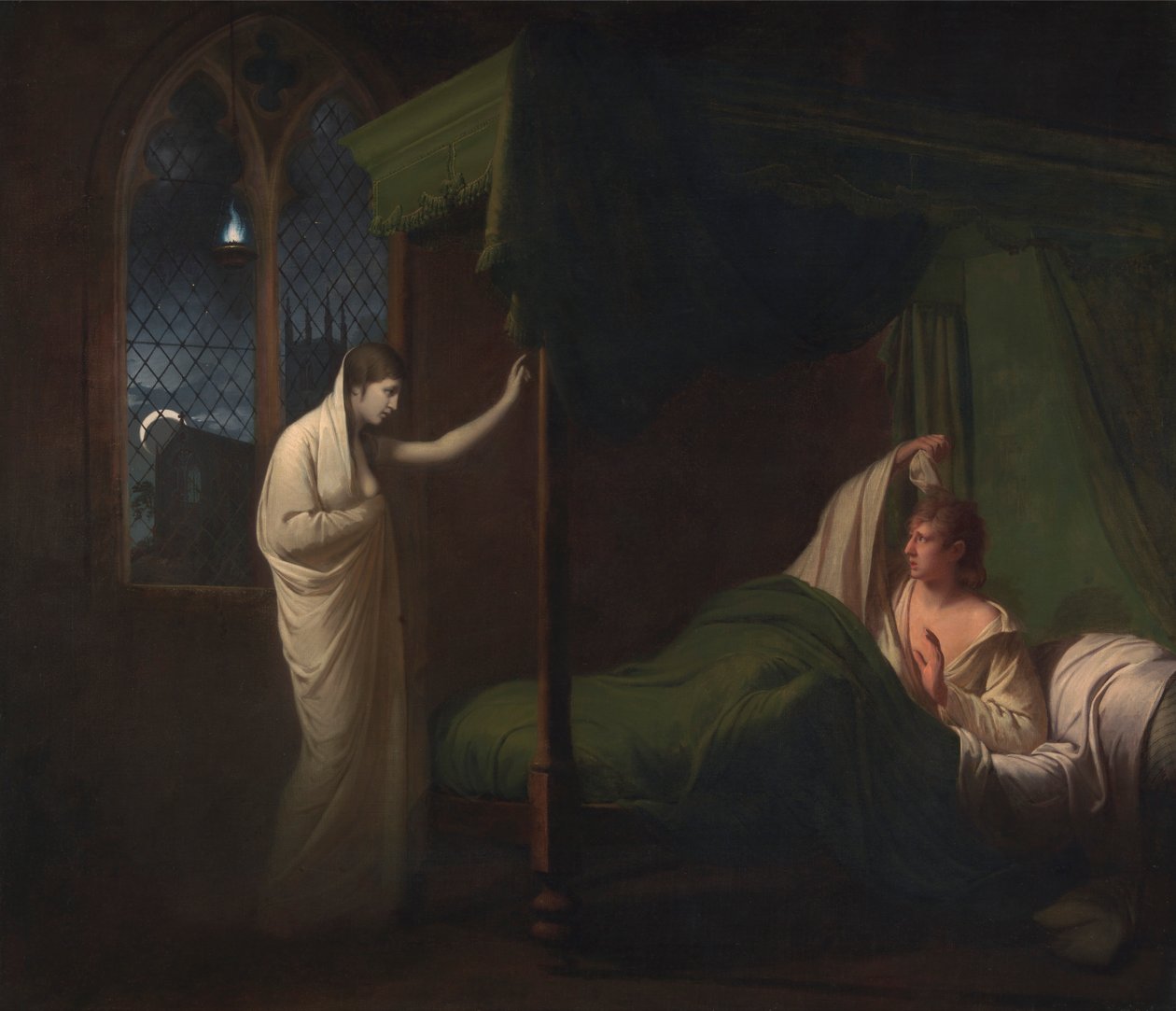 Percy'nin 'Eski İngiliz Şiirinin Kalıntıları'ndan William ve Margaret by Joseph Wright of Derby