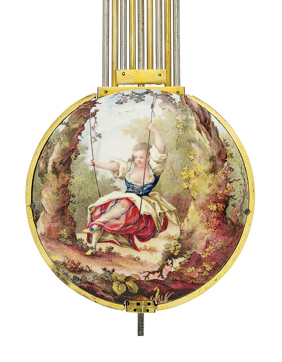 Louis XVI aylık ortalama ve remontoire ile güneş saati mantel regülatörü by Joseph and Robin Robert  Coteau