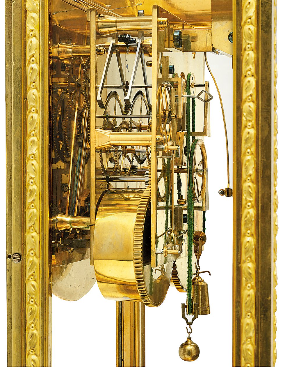 Louis XVI aylık ortalama ve remontoire ile güneş saati mantel regülatörü by Joseph and Robin Robert  Coteau