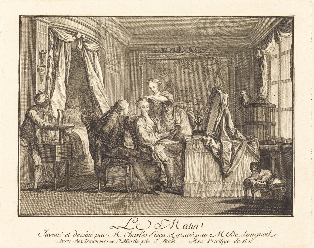 Sabah by Joseph de Longueil after Charles Eisen