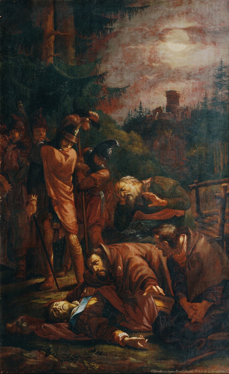Bavyera Kontu Palatine Otto'nun ölümü by Joseph von Fuhrich