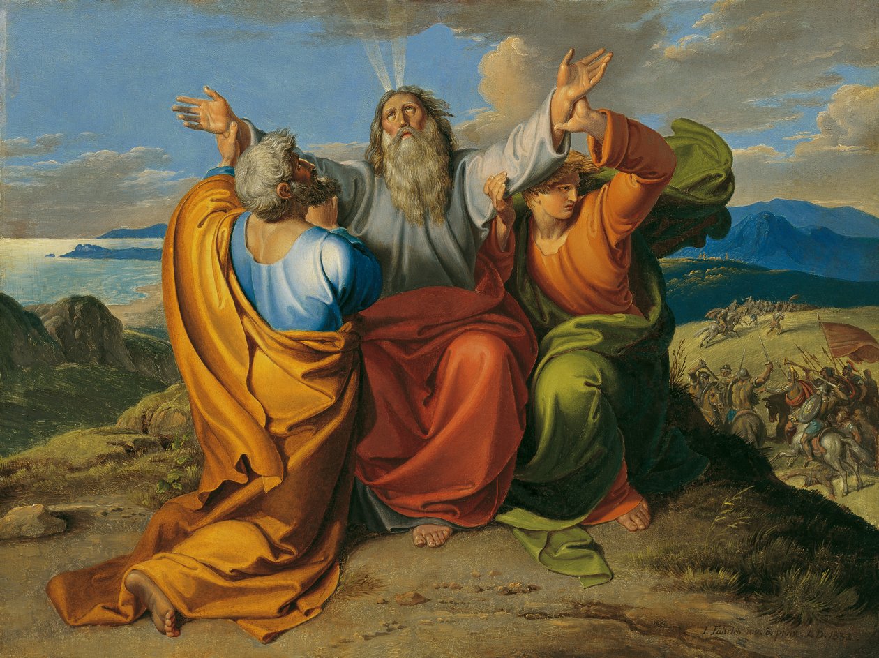 Musa, Harun ve Hur ile Horeb Dağı