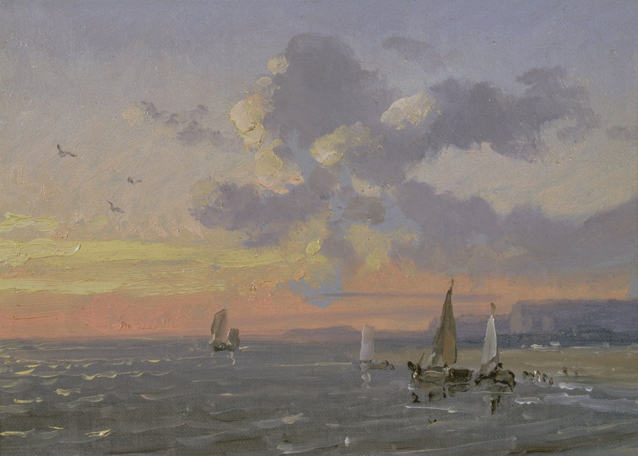 Deniz Manzaralı, Gün Batımı by Josephine Bowes