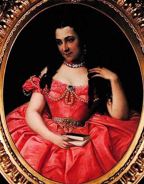 Otoportre, c.1855 (tuval üzerine yağlı boya) by Josephine Bowes