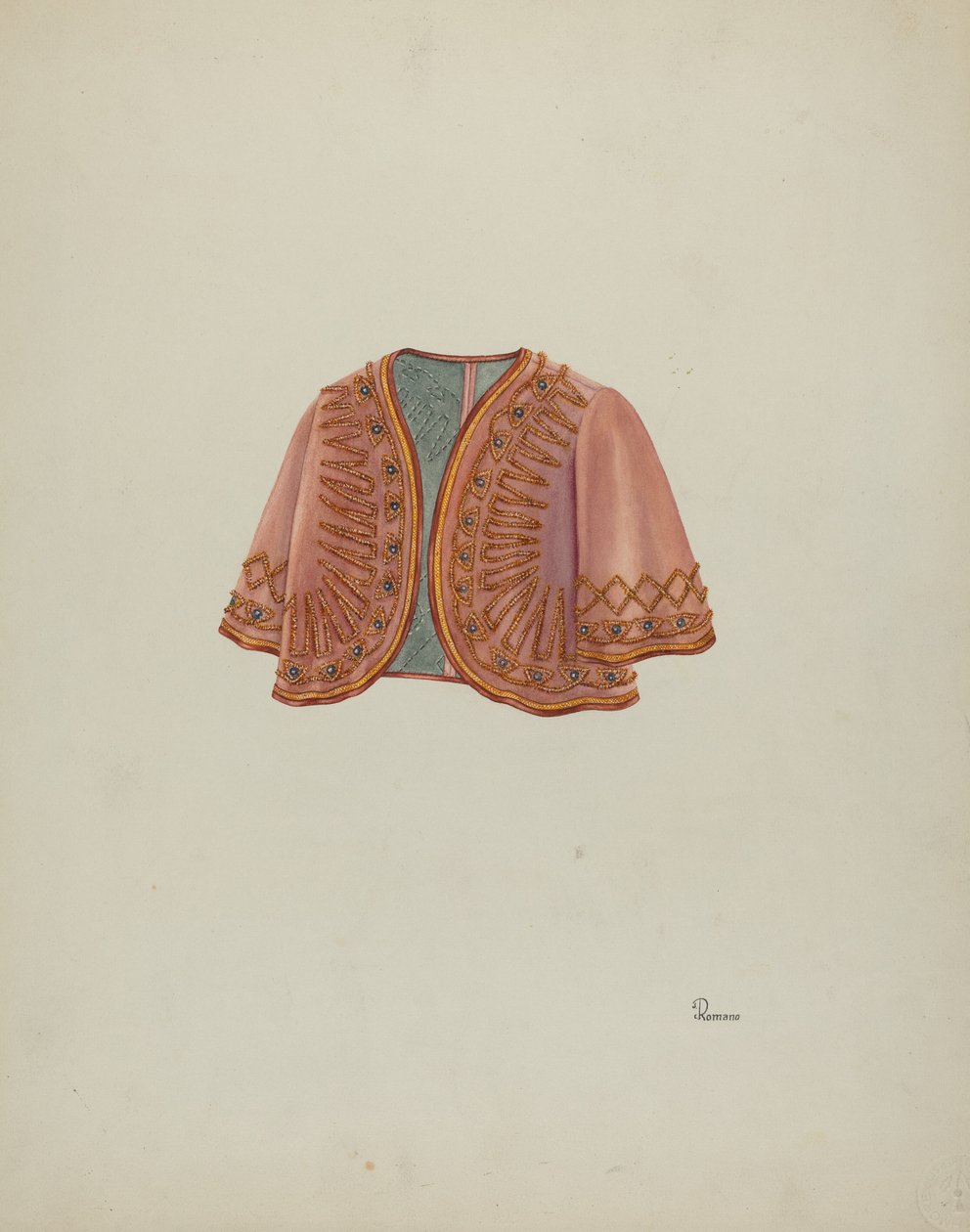 Bolero Ceket, c. 1940. by Josephine C. Romano